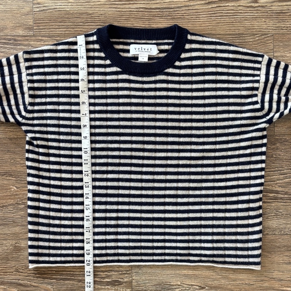 Velvet by Graham & Spencer Monica 100% Cashmere Sweater Women's Size Small - Picture 9 of 11